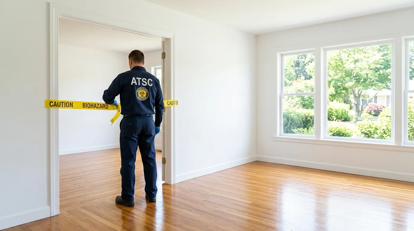 Certified biohazard cleanup crew performing Decomposition Cleanup in Tulpehocken